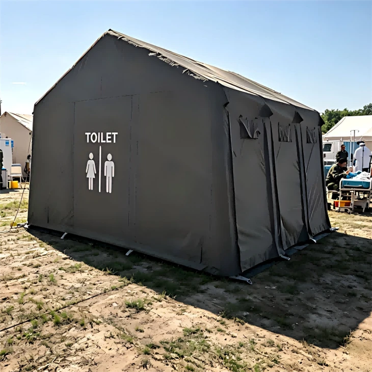 4 Room Inflatable Tent Toilet