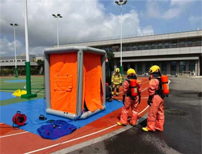 Inflatable Decontamination Tent: Overview and Applications