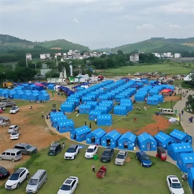 Tents Rise in Rows, Lights Bring Solace—Observations From An Earthquake Shelter in Liuzhou, Guangxi