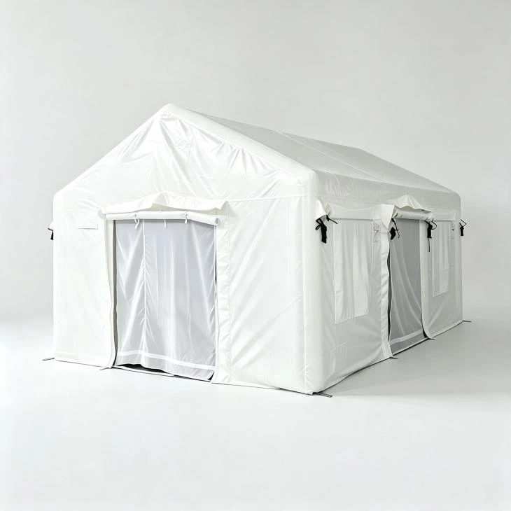 Air Tent - 35m² White Inflatable Emergency Shelter