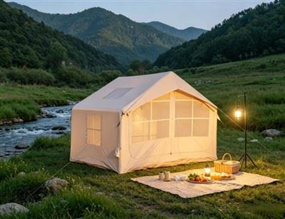 Camping Tent - Inflatable Air Beam Tent for Easy Outdoor Camping
