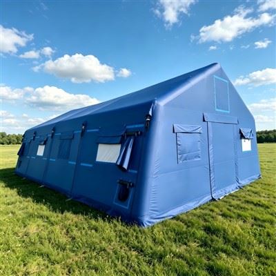 Inflatable Tent – Blue Shelter for Field Operations and Emergency Use