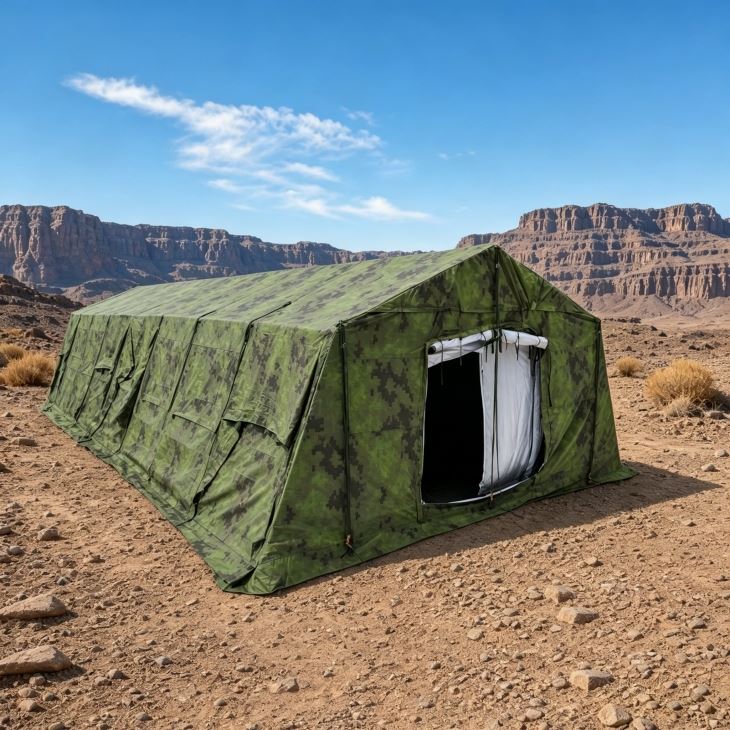 Collapsible Tent- Rapid Deployment Military Shelter for Field Operations