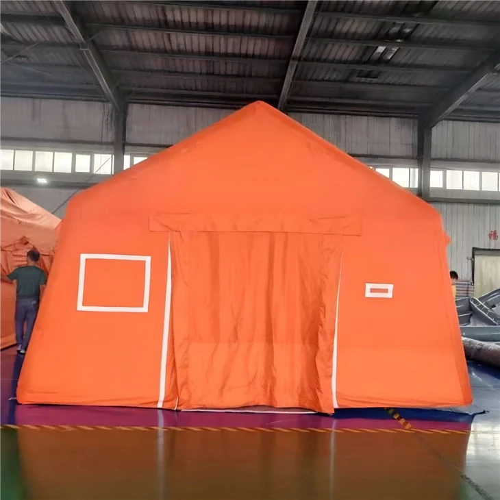 Poland Emergency Response Project | 60 Units 40m² Inflatable Tents Supplied For Firefighting Operations (2025)