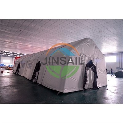 Do large inflatable tents come with a warranty?